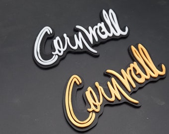 Set 2pcs. Corn Wall 3D logo 100mm