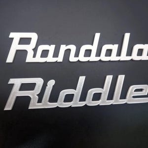 RANDALL style custom logo 3D. 240mm