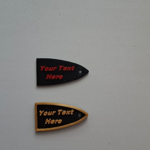 Personalised Guitar truss rod cover. ESP/LTD size.