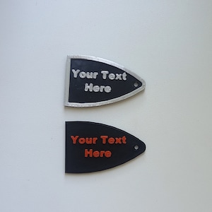 Personalised Guitar truss rod cover. For PRS Guitars. American models.