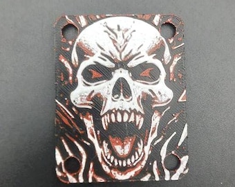 Custom Guitar neck plate. 3D print