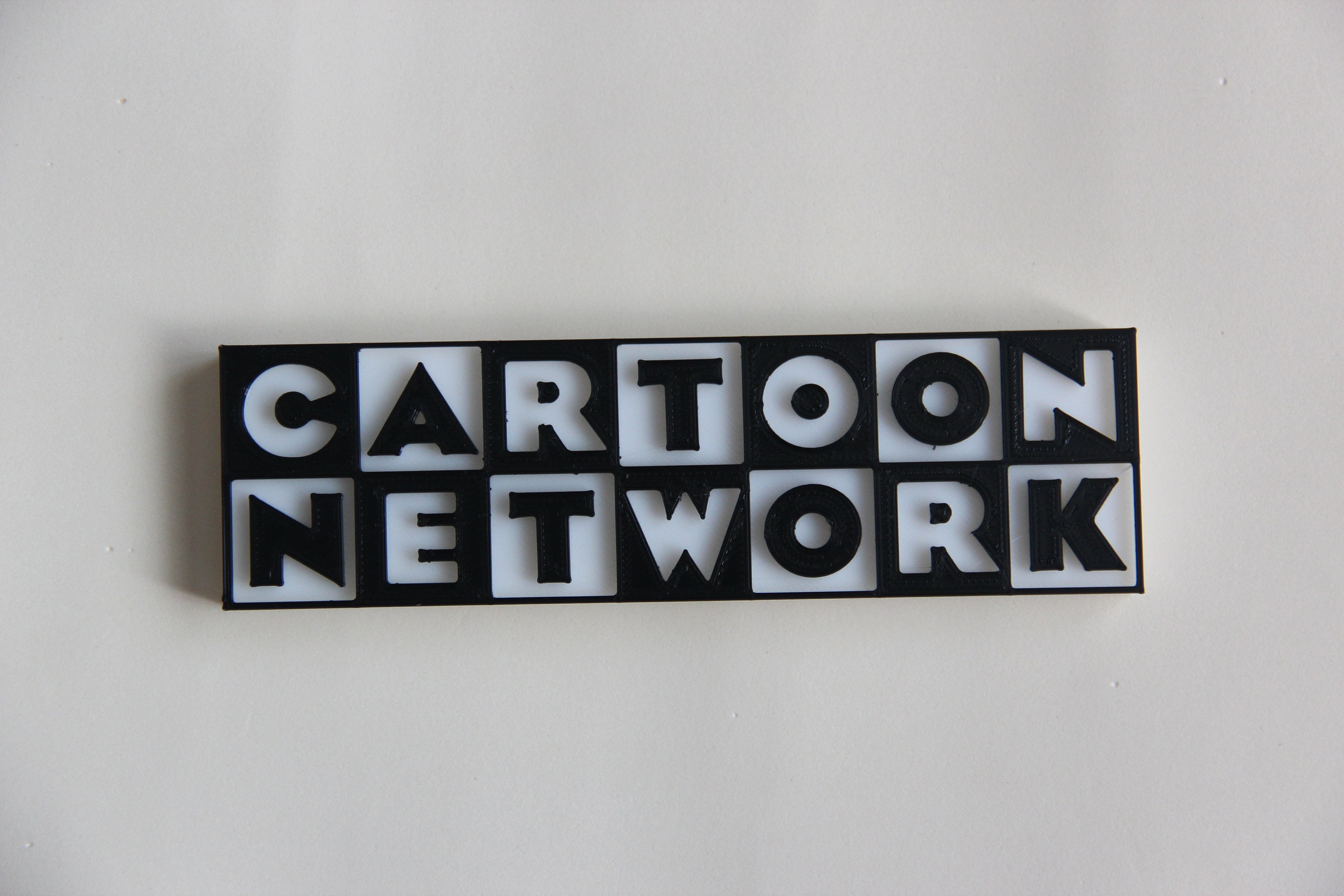 Cartoon Network Style Logo Sign Game Room. Theater Room. 