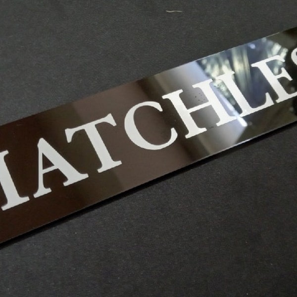 Matchless black and white logo 238mm