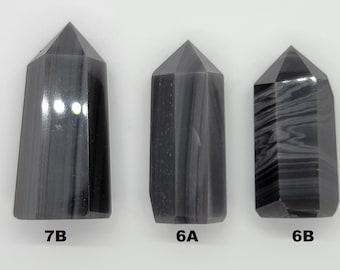 Nice Grey and Black Tones 28405 Grey Obsidian Drops Almond Shape 30x16mm Drilled Beads Matching Pair