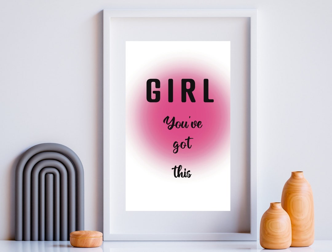 Positive Affirmations, Printable Art, Iam Enough, Selflove Wall Art