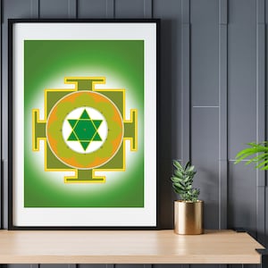 Mercury yantra, Yantra painting, Spiritual gift, Yantra mandala, wall art, Meditation art, Digital download, Vastu yantra, Yoga, Positivity