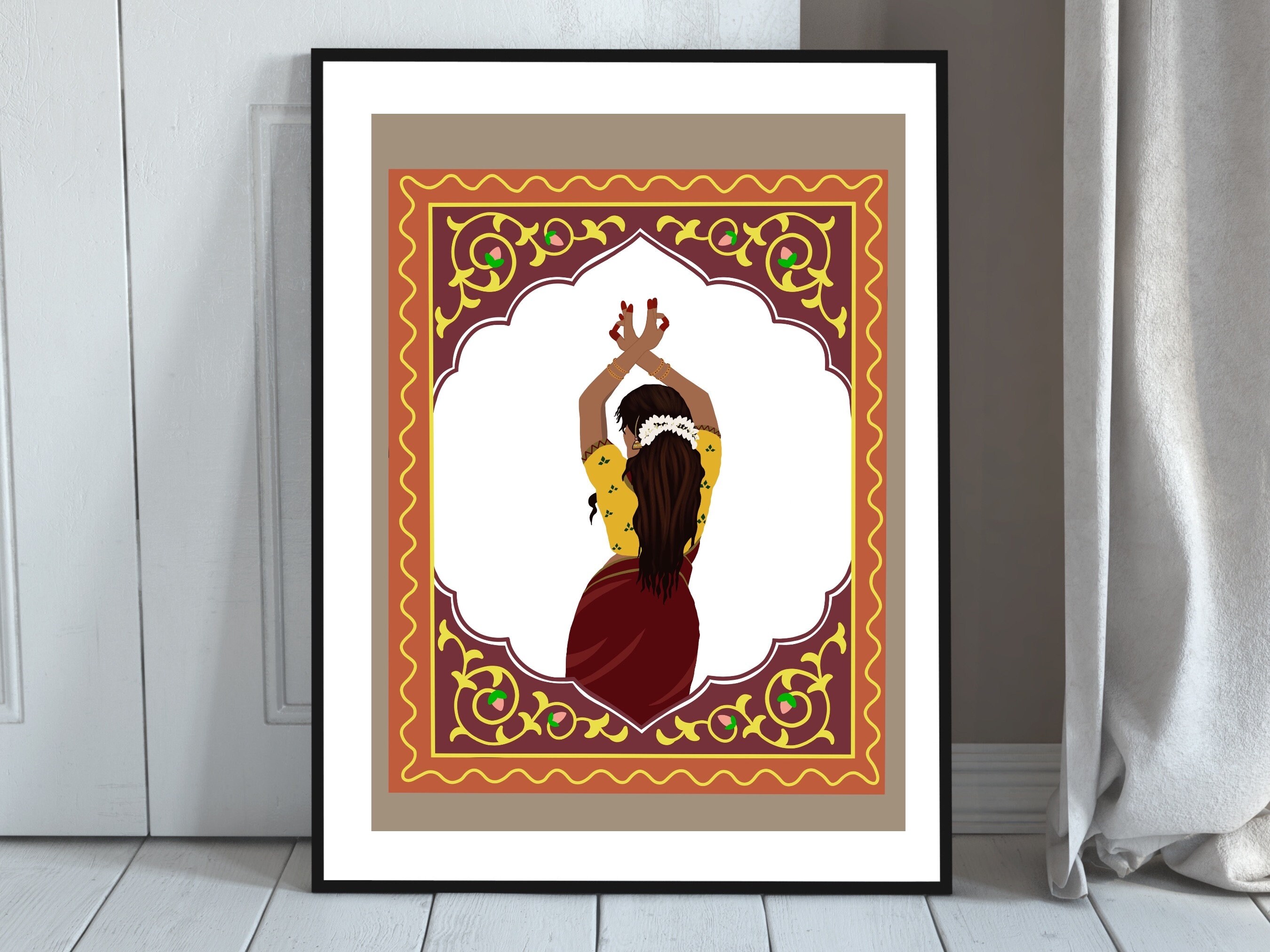 Bharatanatyam Framed Art Prints for Sale - Fine Art America