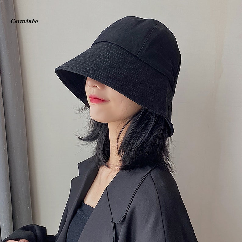 Japanese Bucket With Large Eaves Foldable Sun Hat In Spring | Etsy