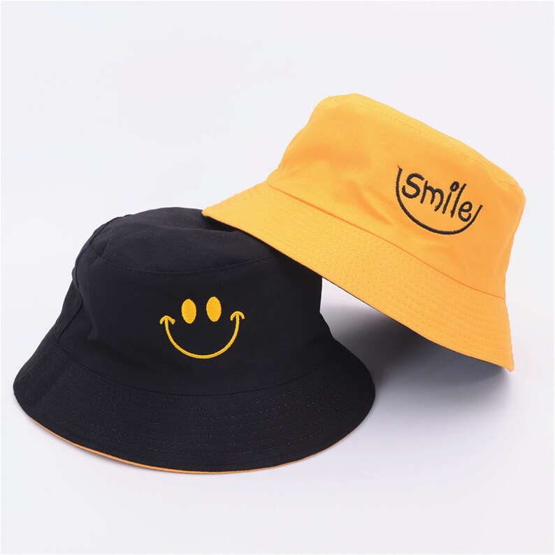 Louis Tomlinson Smiley Bucket Hat Smiley Face Bucket Hat UV Etsy