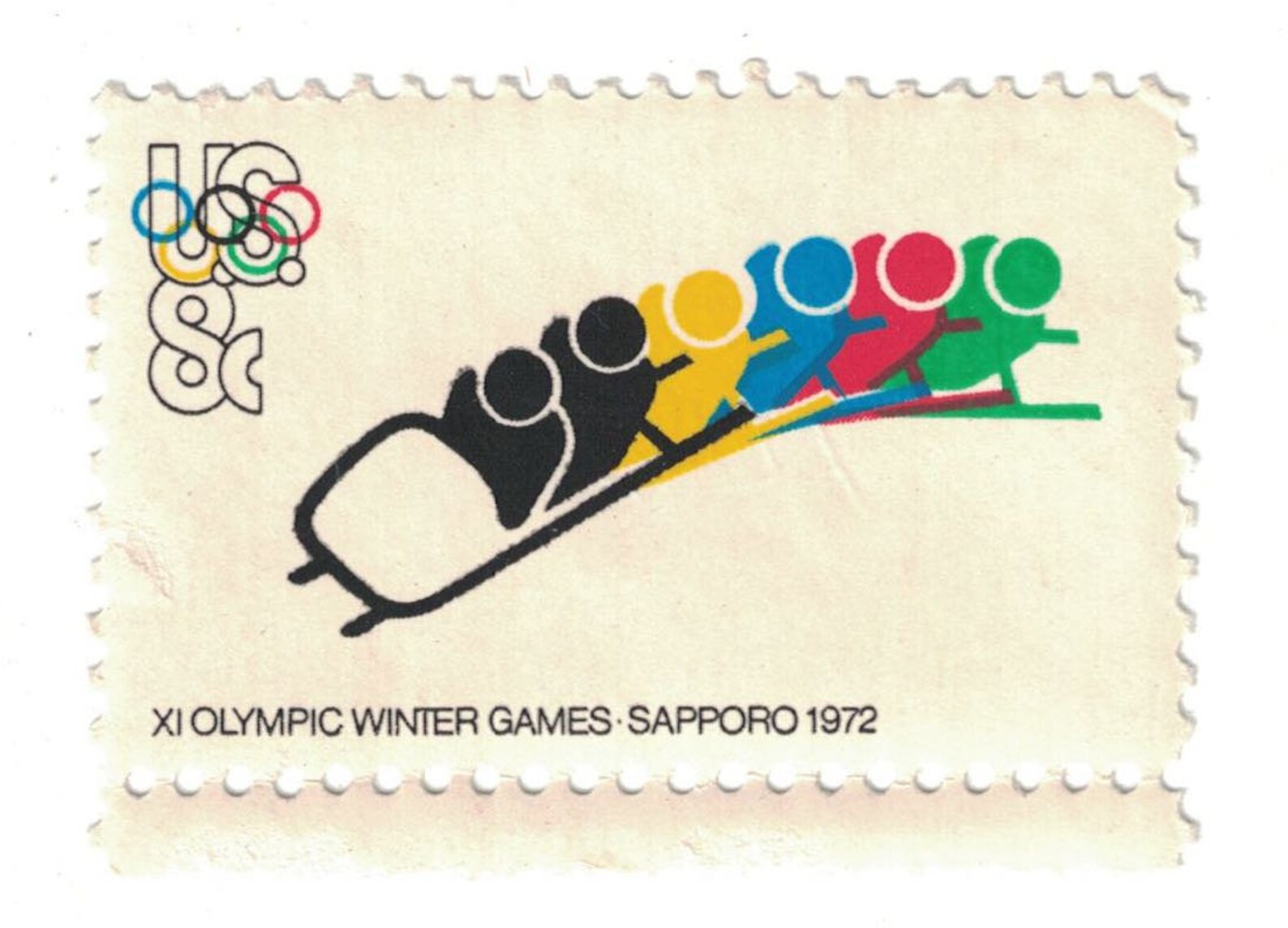 Vintage XL Olympic Winter Games Sapporo 1972 USA Stamps - Etsy UK
