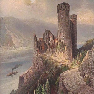 Ruine Ehrenfels Unused Vintage Postcard