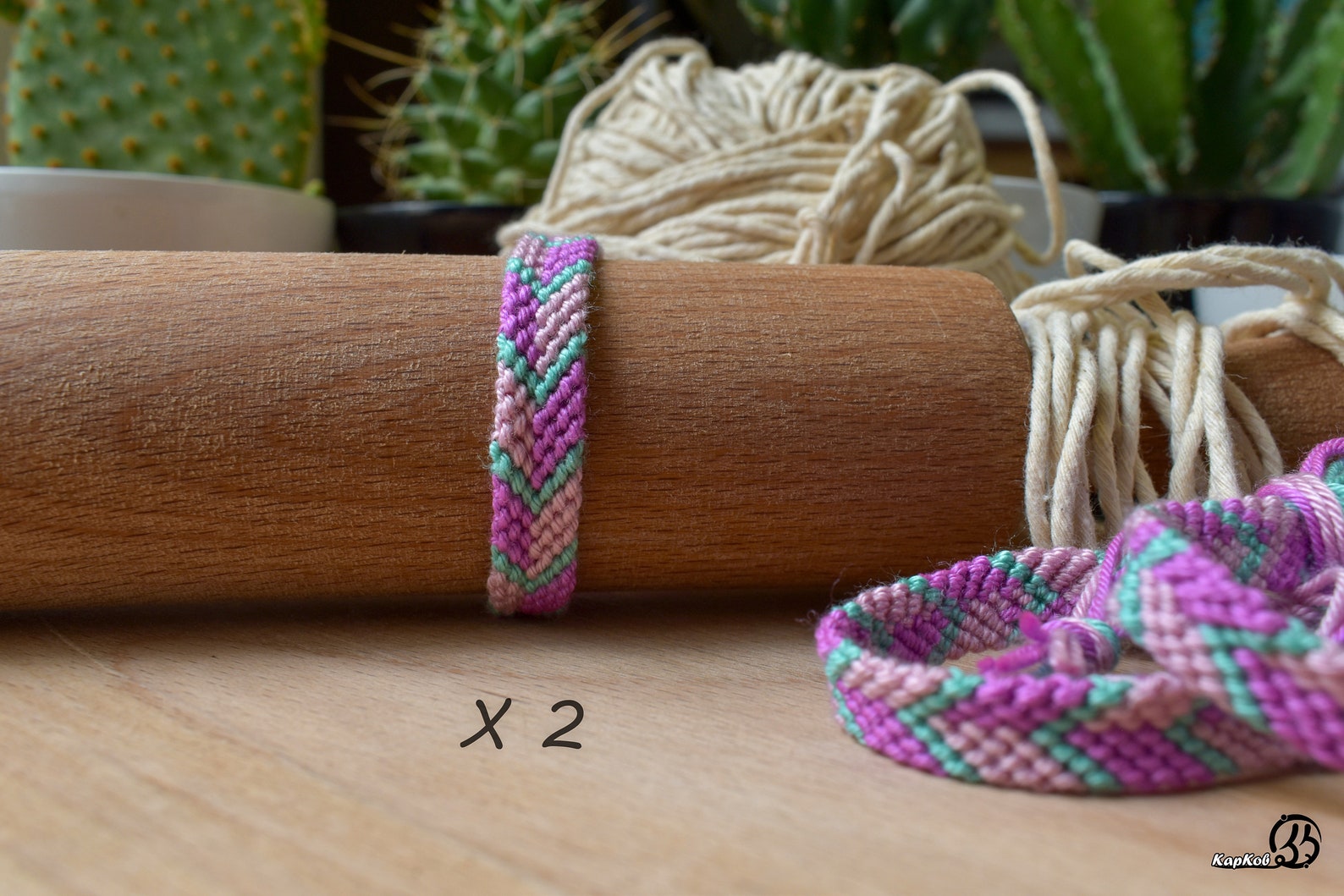 3 Color Friendship BraceletHandmade for wrist or Anklets Etsy