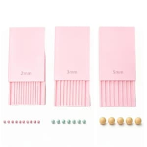 3 Pack Nail Ball Roller Gel Clay Acrylic Nail Art 2mm, 3mm, 5mm