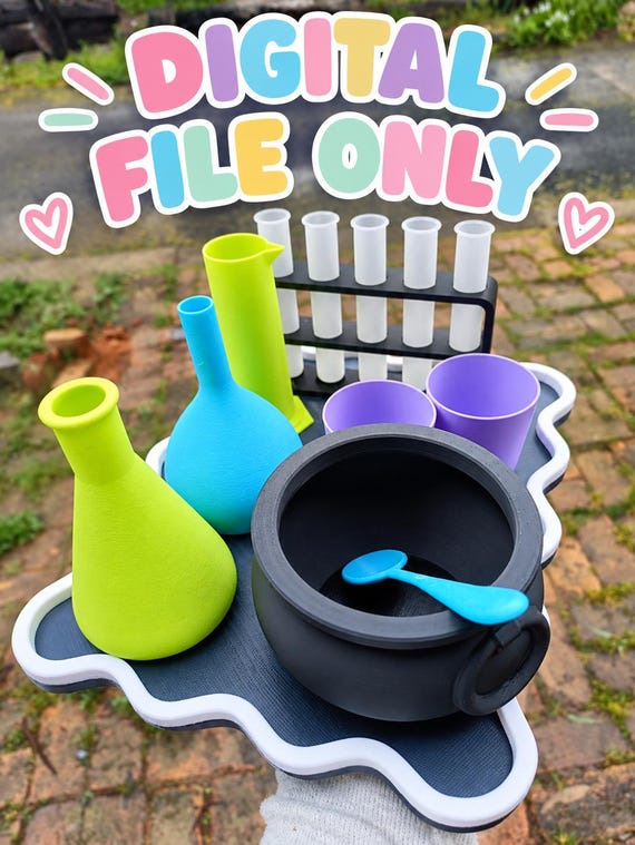 Potion Play Set 3MF Digital File