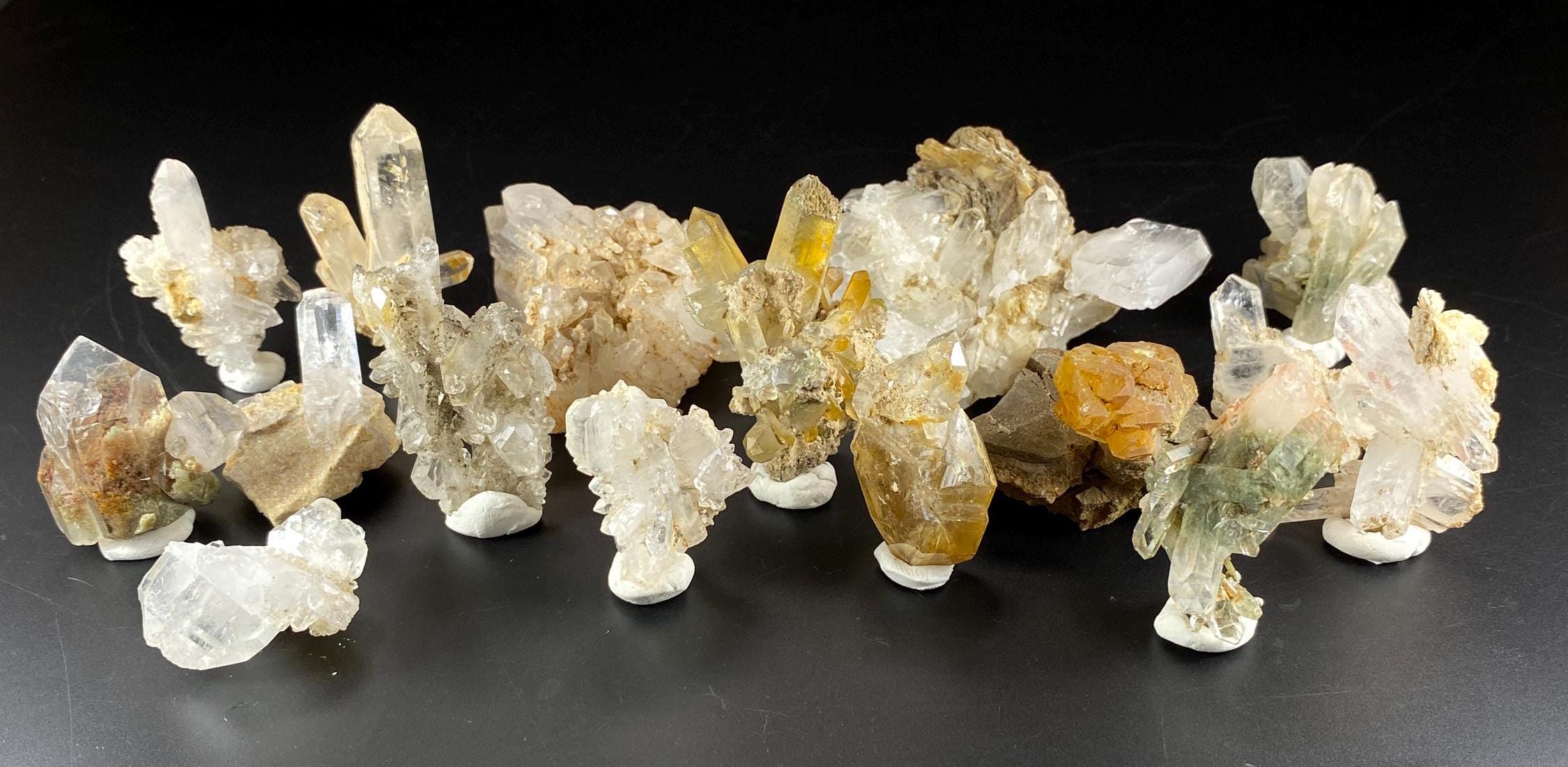 パキスタン産水晶クラスター鉱物標本 - Etsy 日本