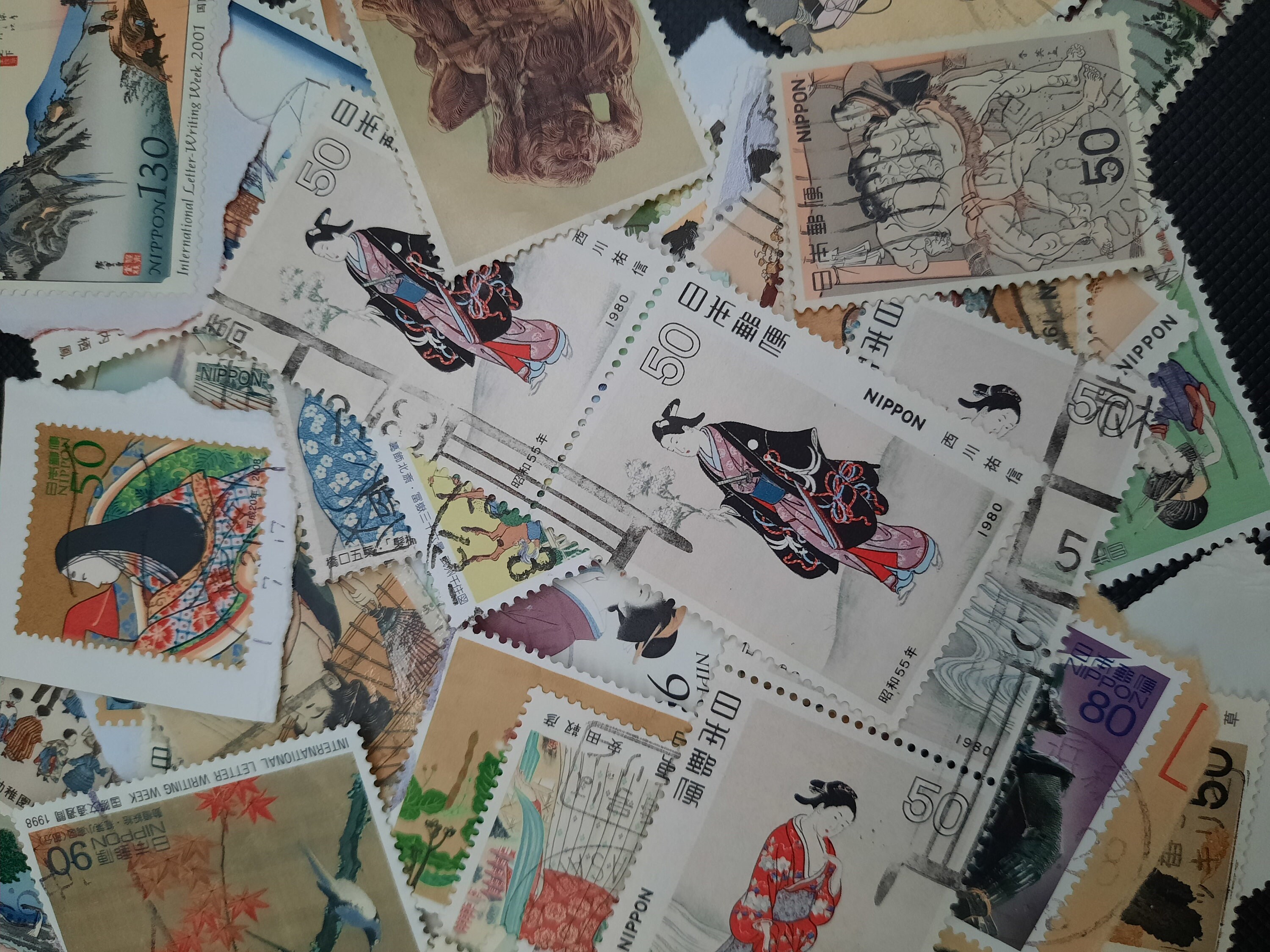 Free shipping Japanese Postage Stamp set 30pcs Etsy