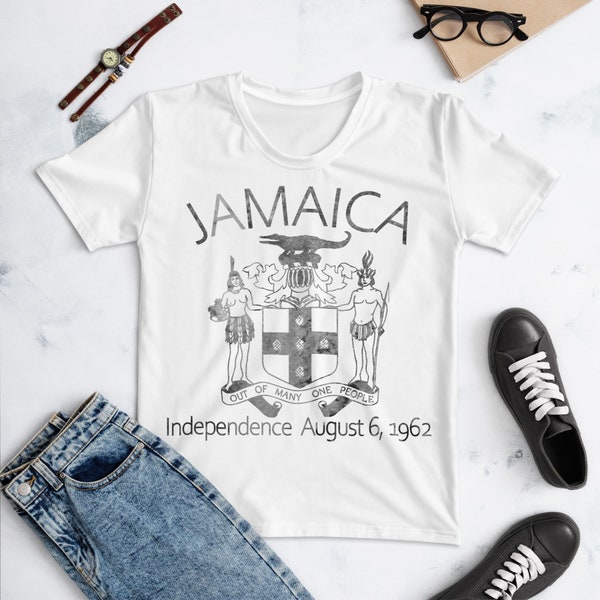 Jamaica Independence - Women's Vintage-Look T-Shirt - Two Colors Available