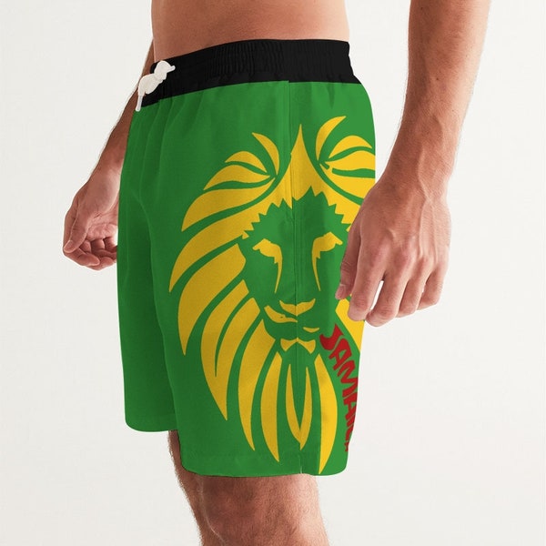 Jamaican Lion of Judah Swim Shorts for Men