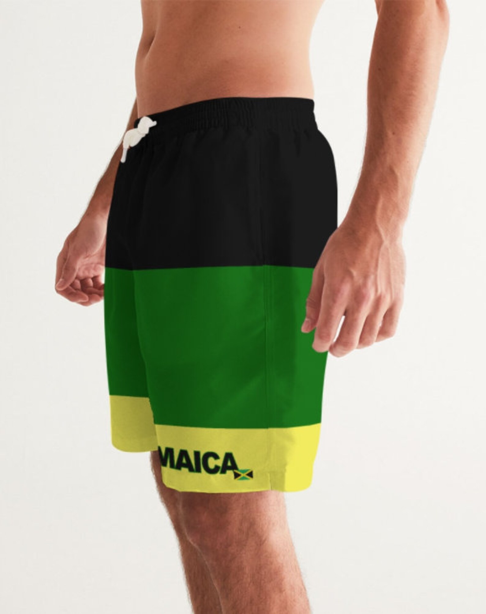 Zion Jamaicanthemed Men/boys Swim Trunks Etsy