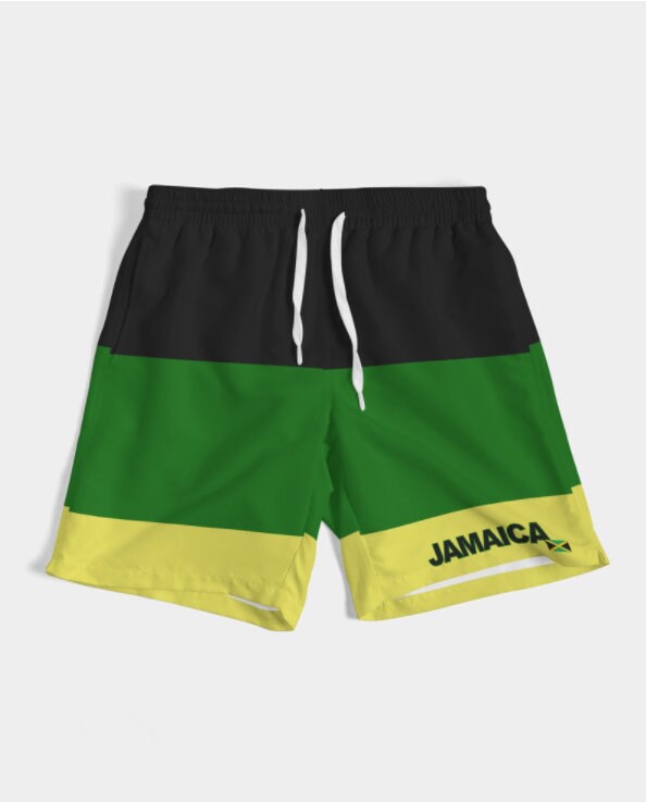 Zion Jamaicanthemed Men/boys Swim Trunks Etsy