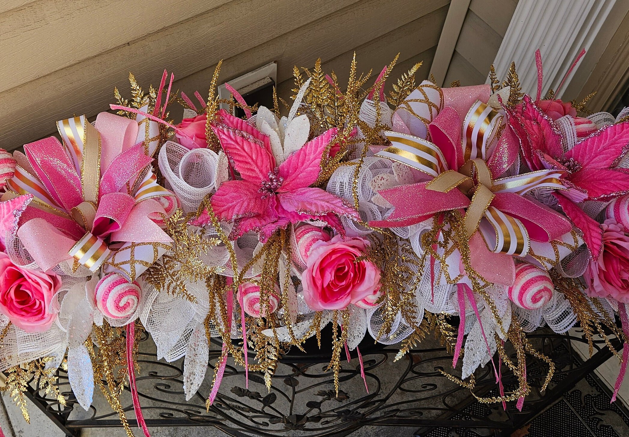 Handmade Fire Colours & Pink Breastplate