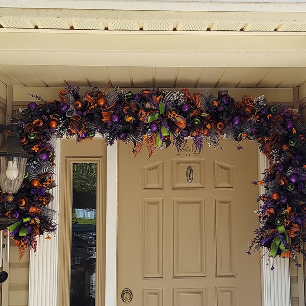 Halloween Door Garland Etsy