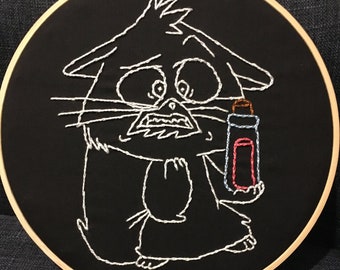 Cartoon Cat Yzma Embroidery