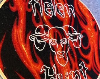 Helen Hunt (Hell Hunt) Halloween Embroidery