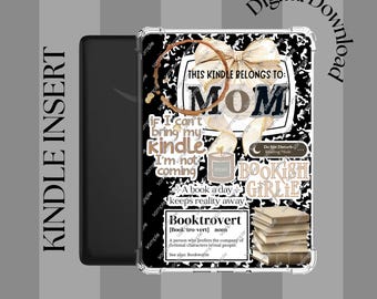 Kindle insert for the mom | Composition Notebook Inspired | Paperwhite | Basic | Kindle Insert | Digital Print