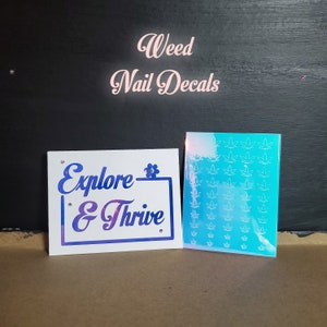 Holographic Nail Decals