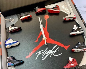 Air Jordan Clock | Etsy Air Jordan Clock | Etsy
