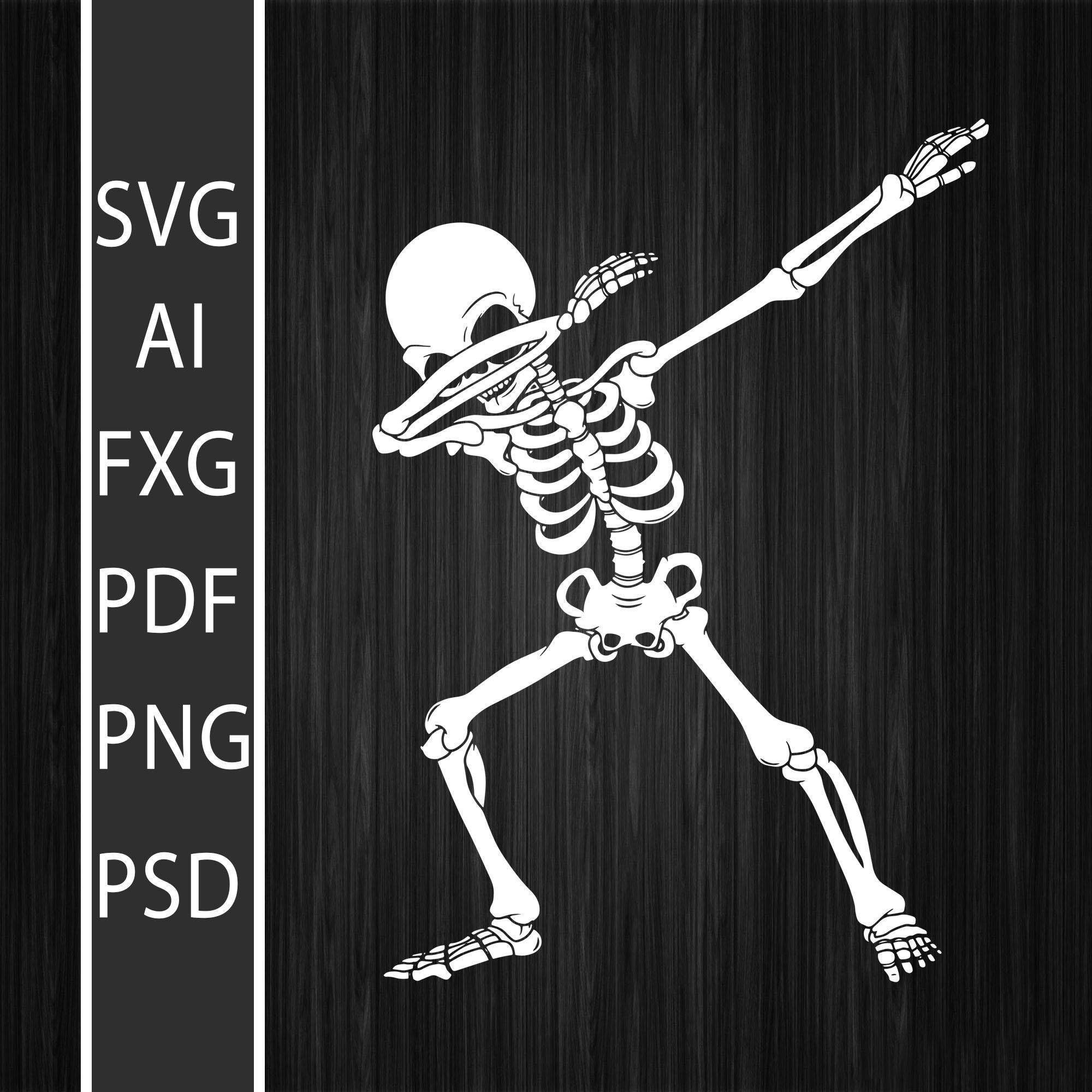 Dabbing Skeleton Svg Kids Adult Dab Boys Funny Halloween Svg | Etsy