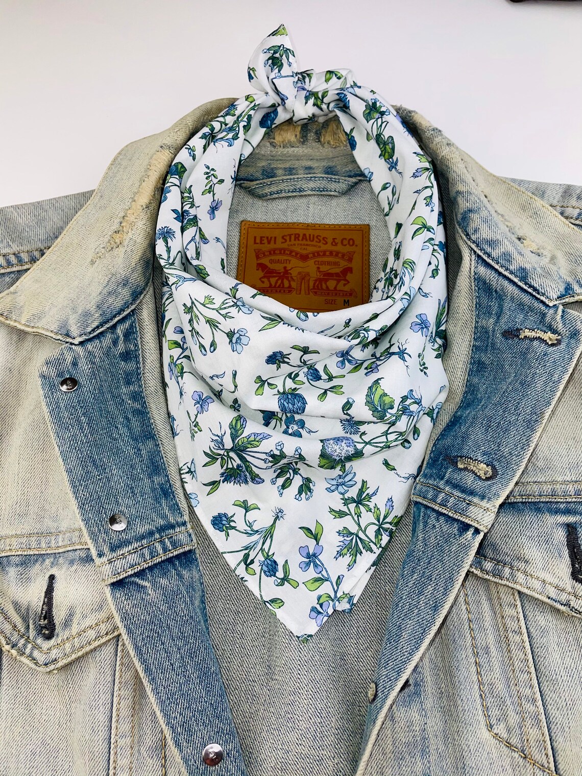 London liberty cotton handmade bandana Sofi bandanas Etsy