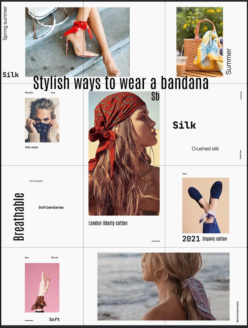 Sofi bandanas,cotton,handmade in Canada,cotton,stylish