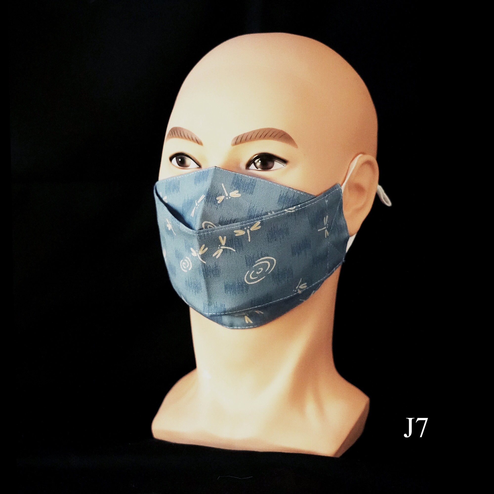 Máscara facial japonesa Kimono 3D 100 algodón mascarilla Etsy