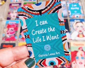 Positive Mindfulness Affirmation Cards for women