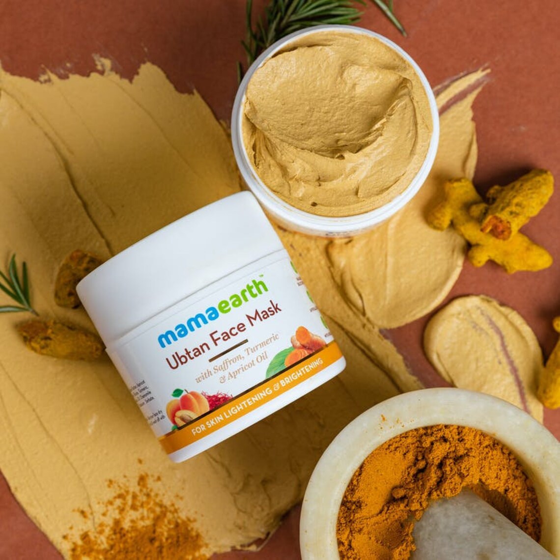 Mamaearth Ubtan Face Pack Mask With Saffron & Turmeric For Etsy