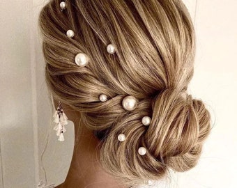 Pearl hair pins mix size pearl hair pins wedding pins pearls hair pins white pearl wedding accessories bridal hair accessories in pearl