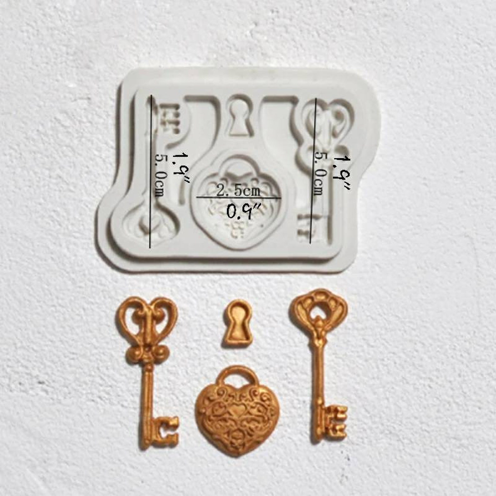 NEW Lock & Key Mold Etsy