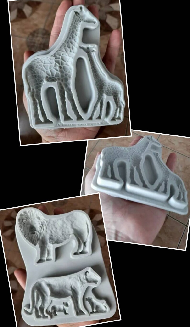 chocolate safari animal molds