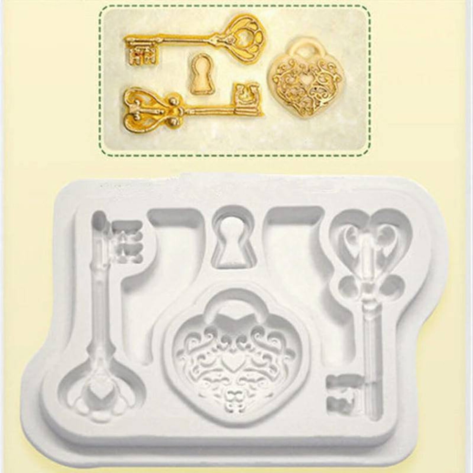 NEW Lock & Key Mold Etsy