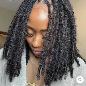 True Texture -Naturally Coily Locs Xsmall Size