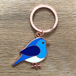 Blue Bird Keychain