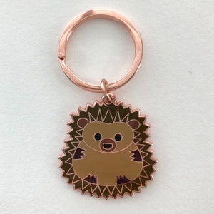 Hedgehog Keychain