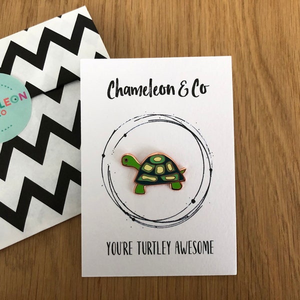 You're Turtley Awesome Enamel Pin Badge