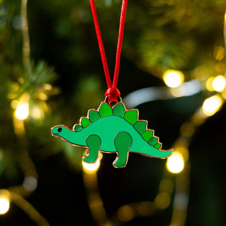 Dinosaur Christmas Tree Decoration Dinosaur Ornament image 2