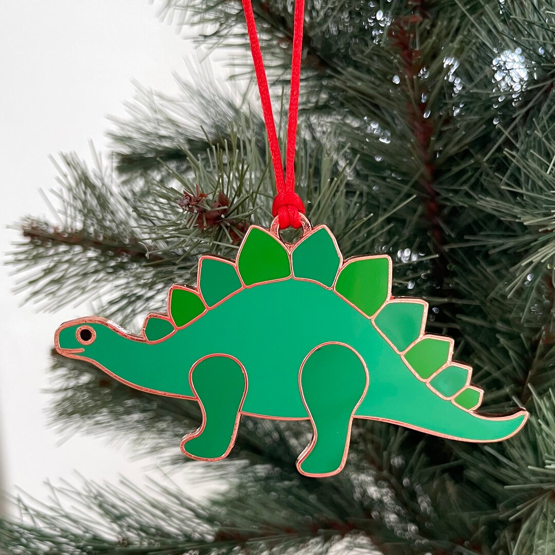 Dinosaur Christmas Tree Decoration Dinosaur Ornament - Etsy