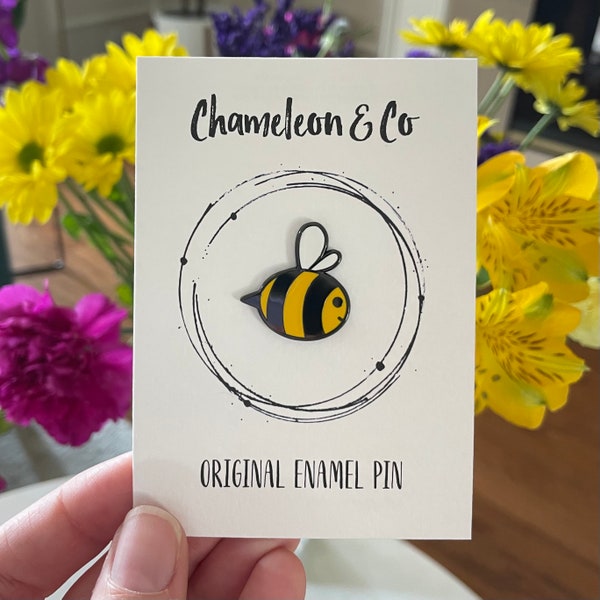 Bee Enamel Pin Badge