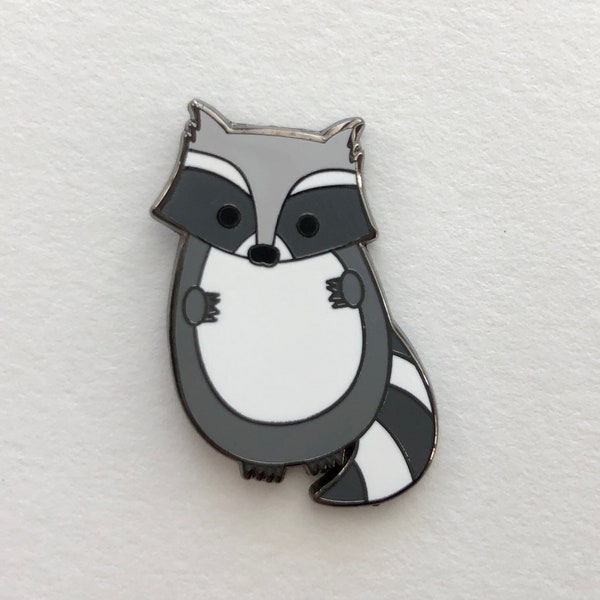 Raccoon Enamel Pin - Raccoon Pin Badge - Raccoon Badge