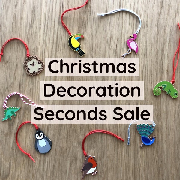 Christmas Decoration Seconds Sale, Ornament Seconds Sale, Christmas Decoration Sale, Second Quality, Flawed, Discounted, Seconds, B Grade